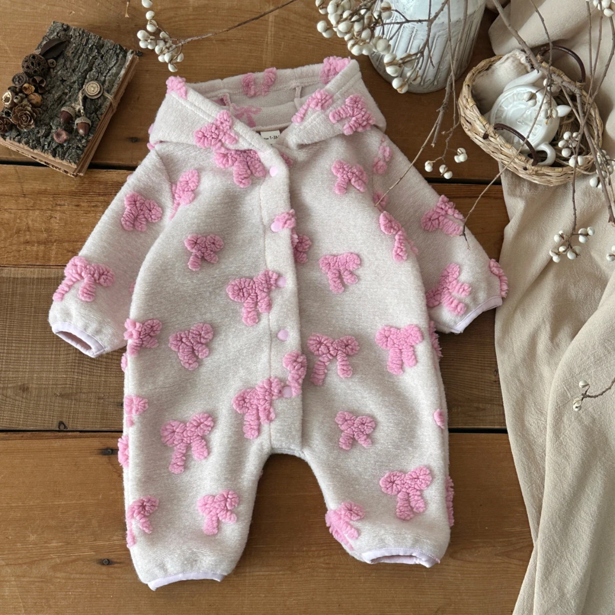 Baby meisjes romper met capuch - Newborn Baby Girl Romper Floral recensie en prijs