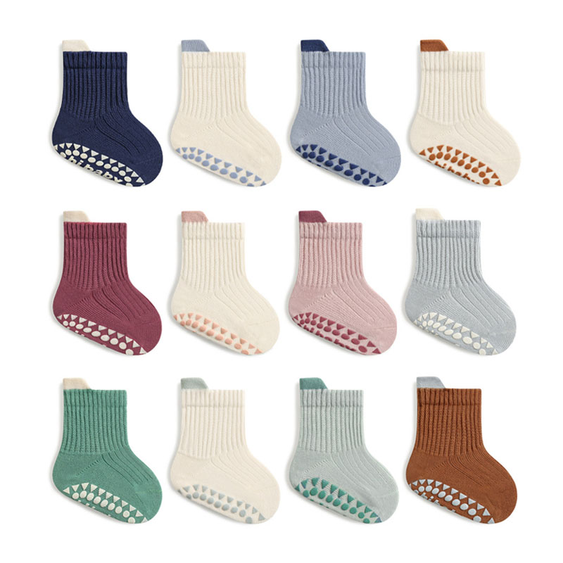3 paar katoenen kindersokken j - Unisex Baby Socks Non Slip recensie en prijs