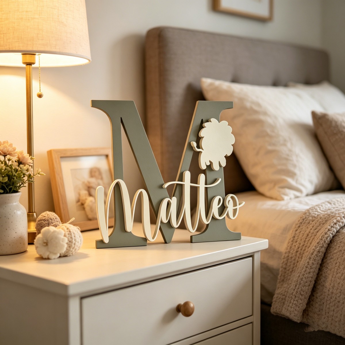 1Pc Aangepaste Leeuw Naam & In - Nursery recensie en prijs
