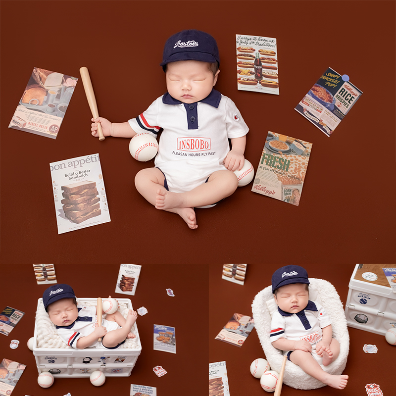 Sport-honkbalthema babyfoto-ou - Infant Photography Props Outfit recensie en prijs