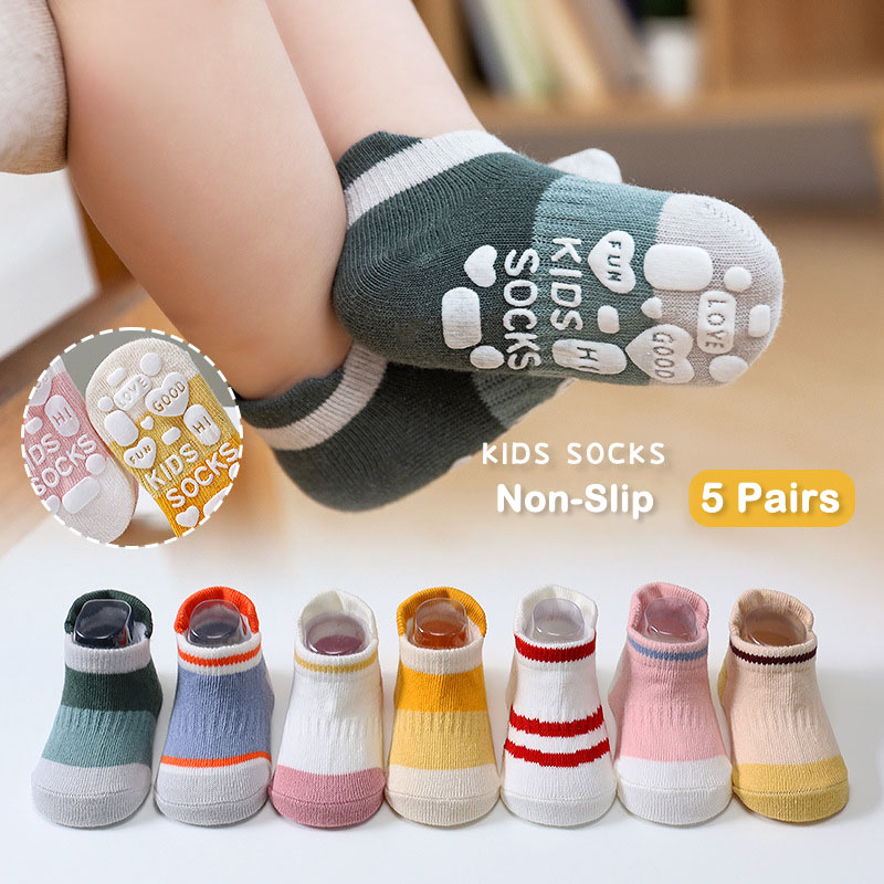 5-paar kinderen casual schatti - Unisex Baby Socks Non Slip recensie en prijs